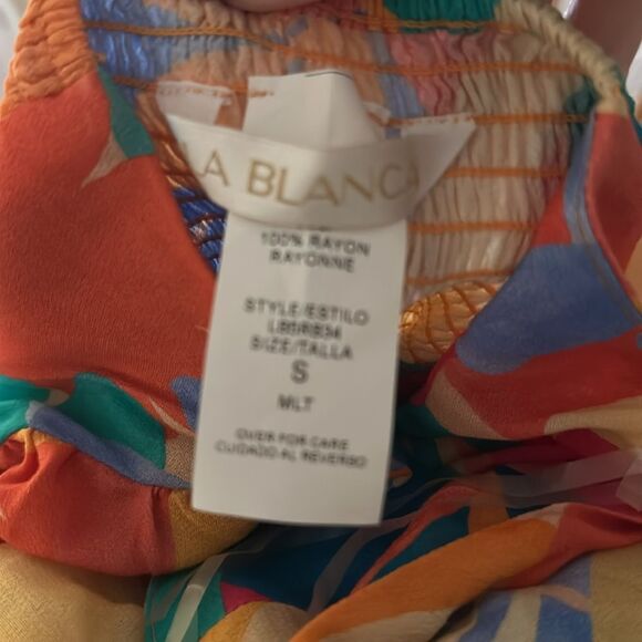 La Blanca Fantasy Resort Halter Midi Dress - Picture 4 of 4